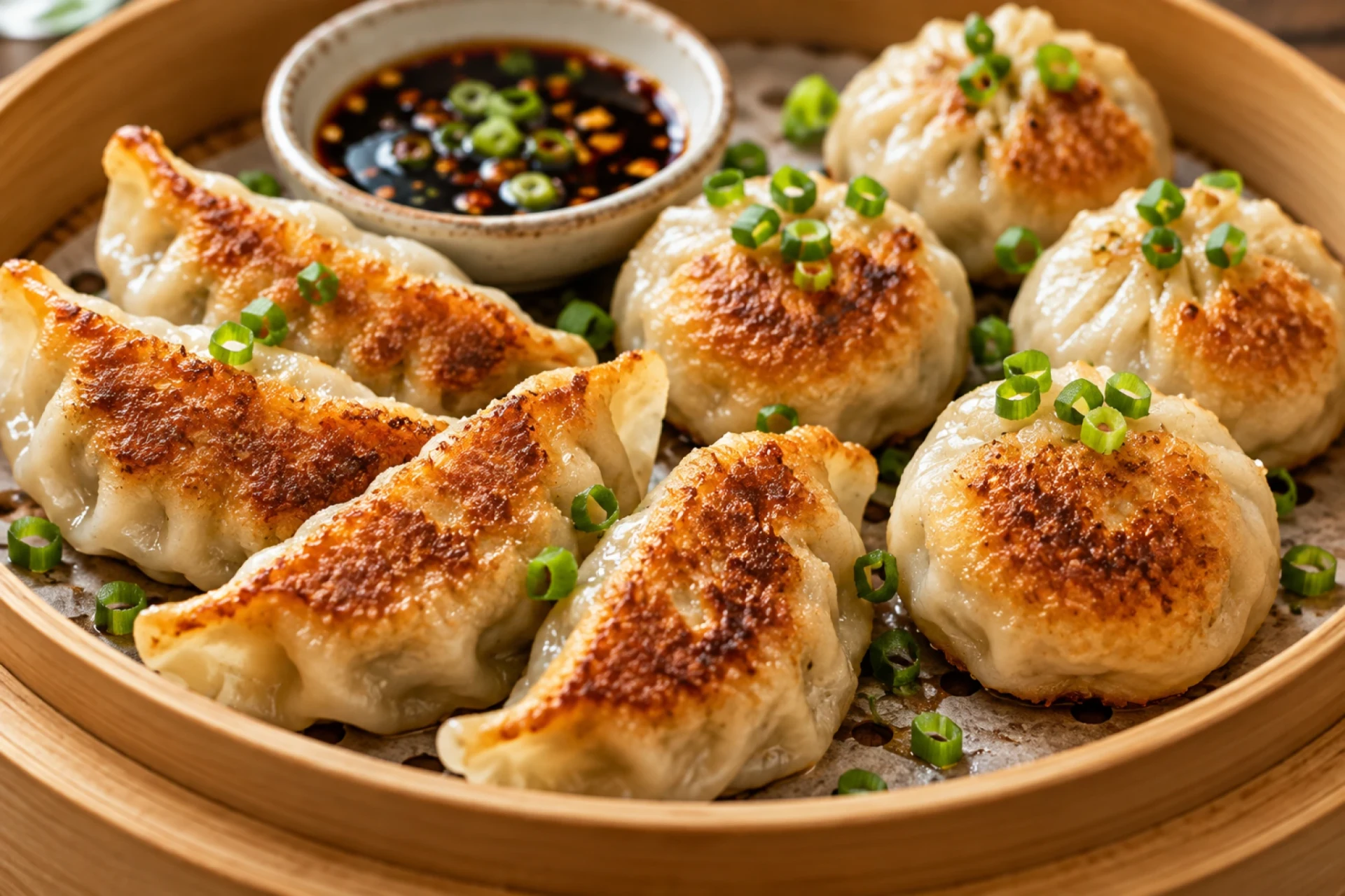 Crispy Pan-Seared Dimsums