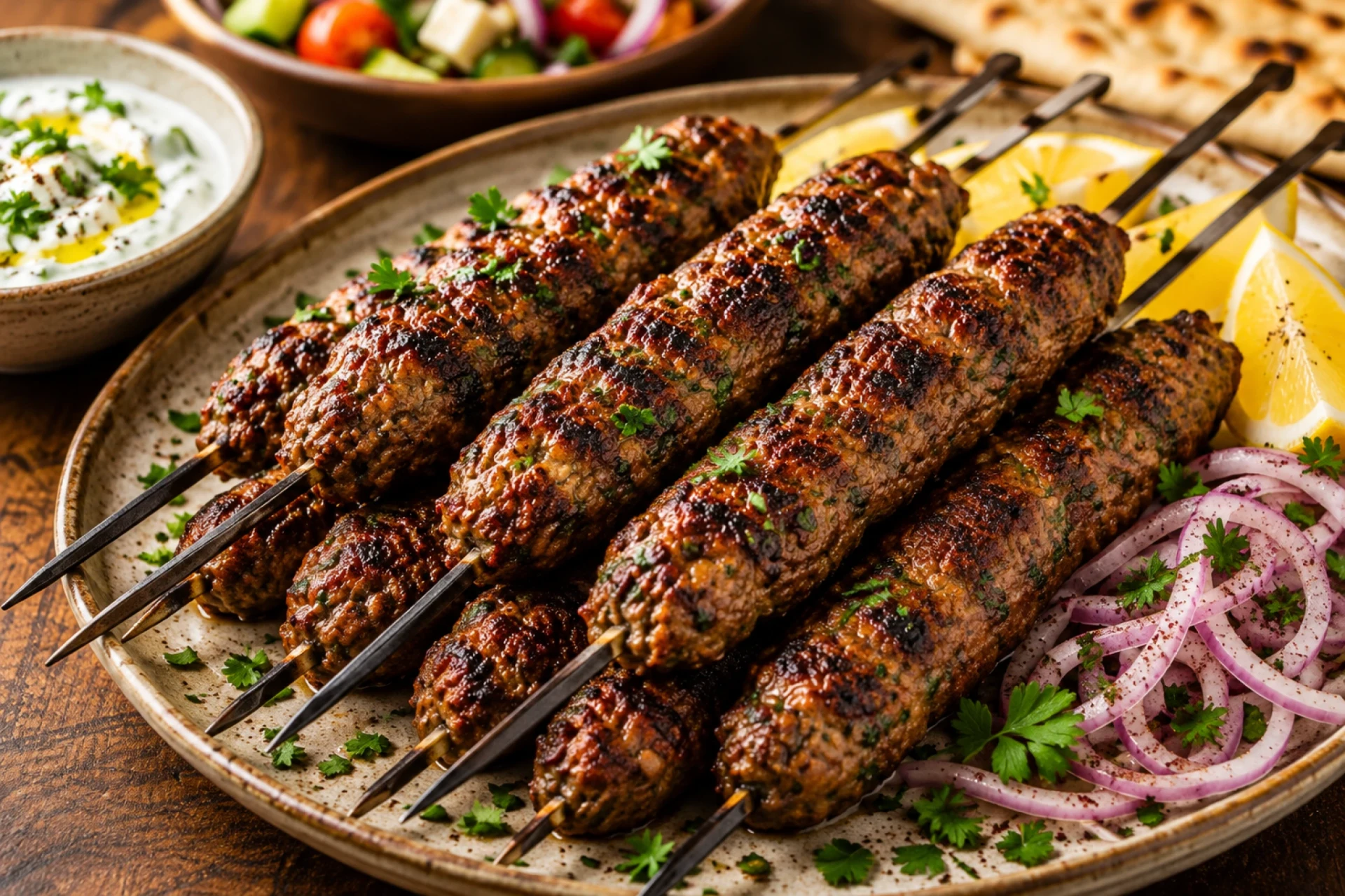 Mediterranean Lamb Koftas