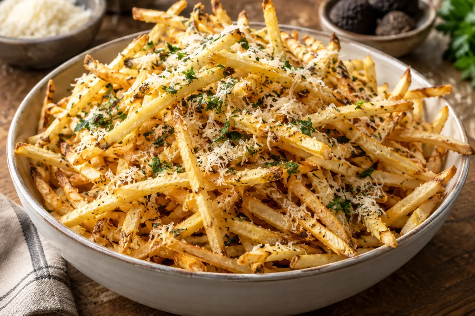 Parmesan Truffle Shoestring Fries