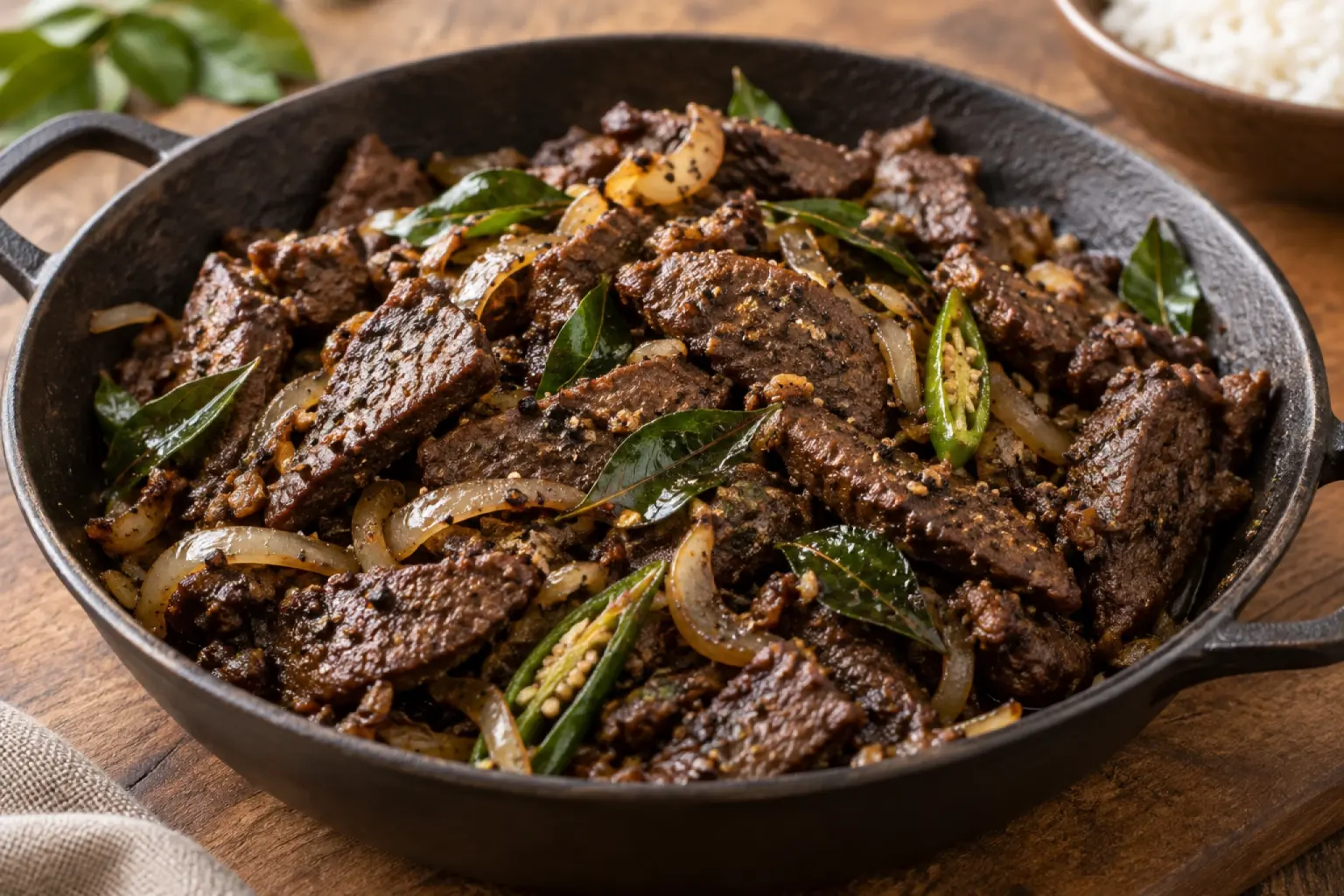Pork Liver Pepper Fry