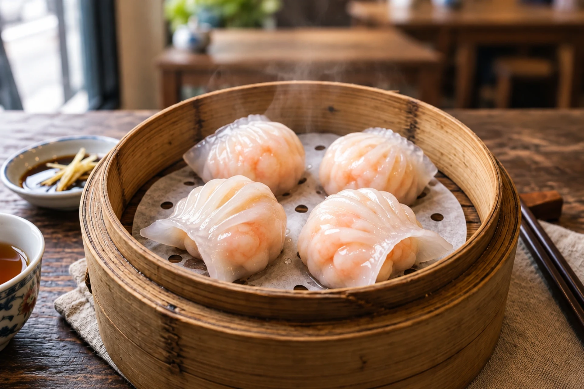 Steam Prawn Har Kao (Har Gao)