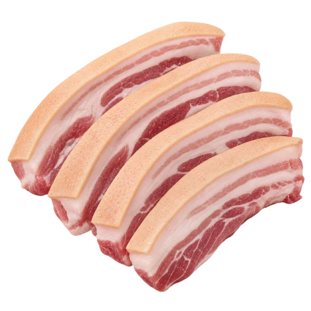 Belgium Pork Belly with Skin Slice