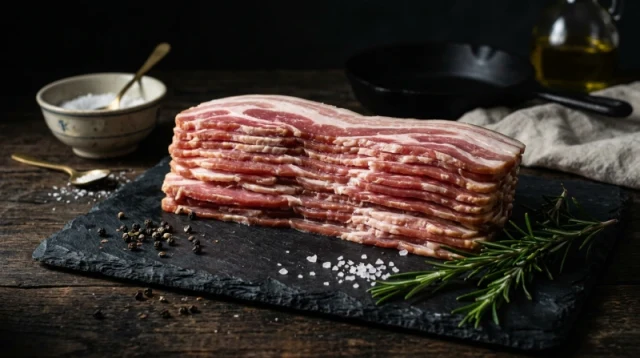 Belgium Pork Belly with Skin Slice