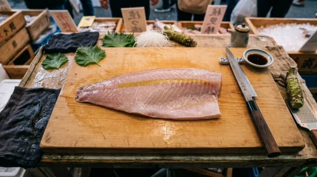 Japanese Hamachi (Yellowtail) Sashmi grade