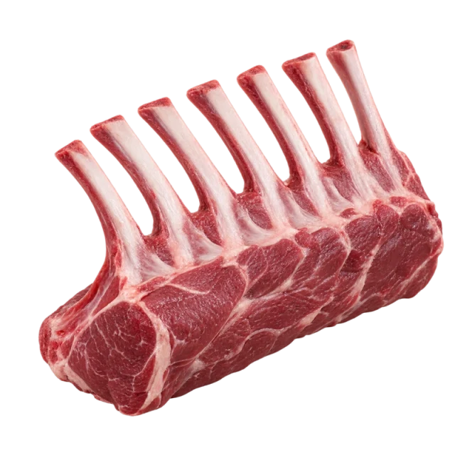 NZ Lamb Rack Cap Off