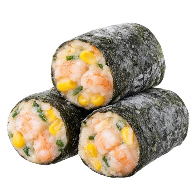 Seaweed Prawn Corn roll